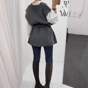 Shina Long Sweater Vest