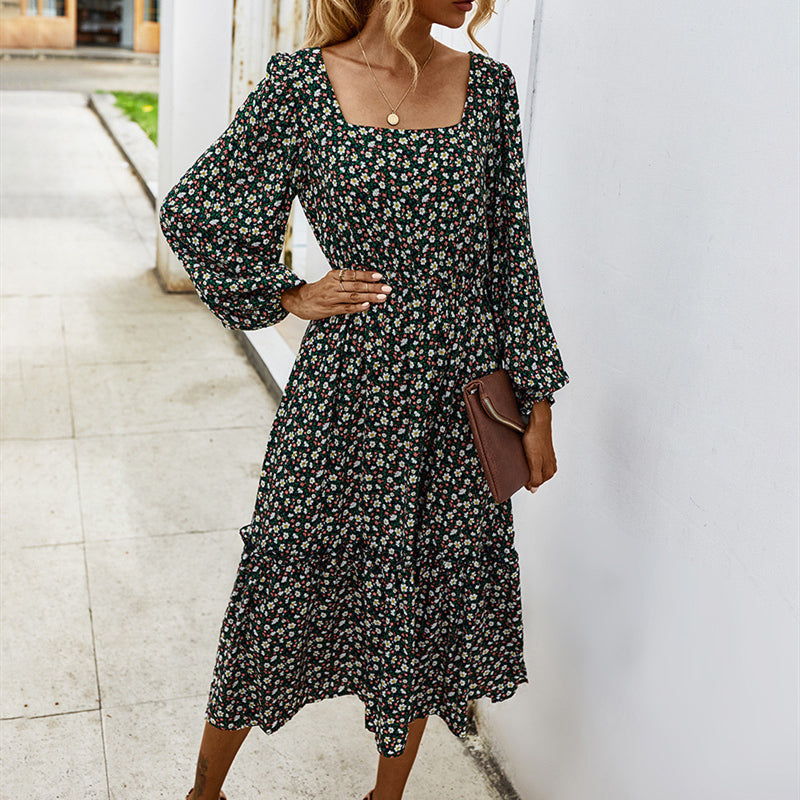 Emery Floral Puff Sleeve Dress