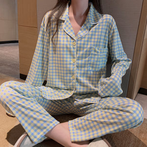 Ellia Checkered Pyjamas Set