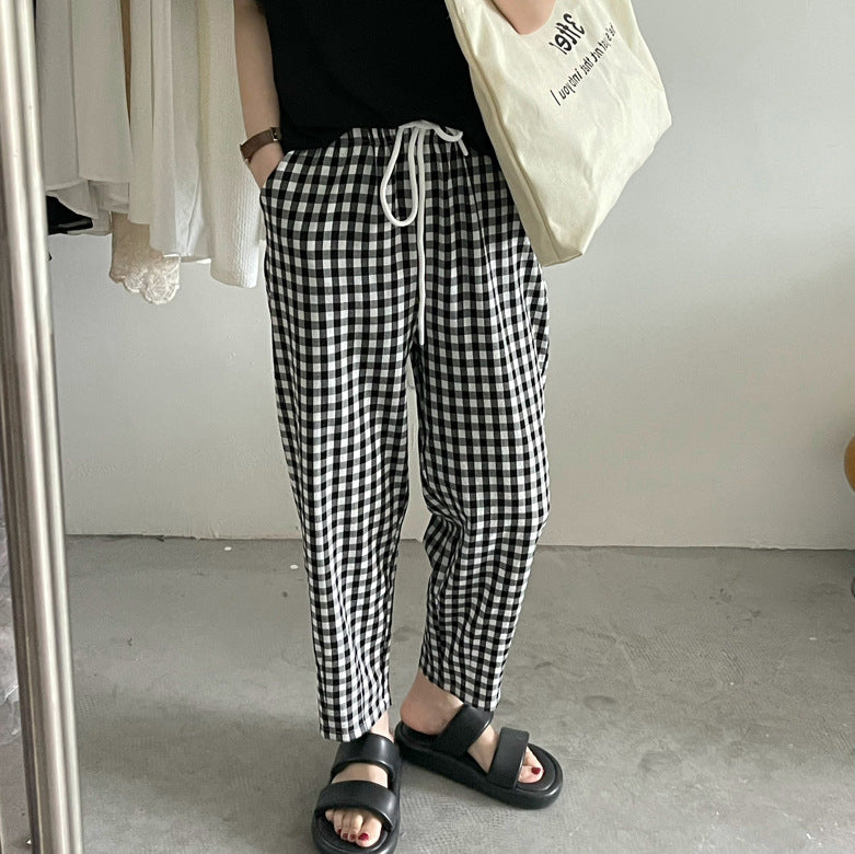 Minky Plaid Comfy Pants