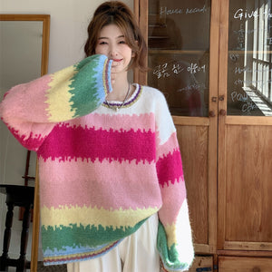 Jiyeon Rainbow Sweater