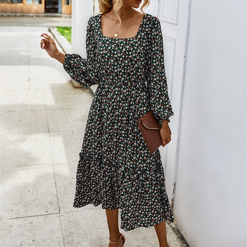 Emery Floral Puff Sleeve Dress