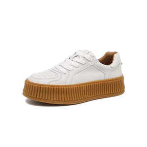 Lyndon Thick Sole Calf Leather Sneakers