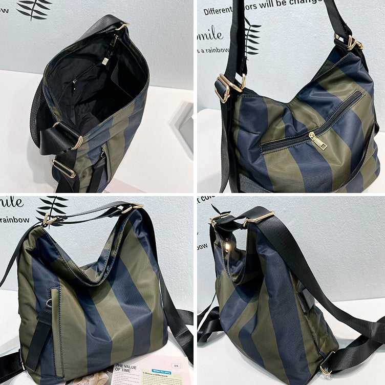 Elodie Nylon Shoulder Hobo Bag