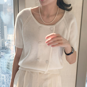 Tanvie Short Sleeve Knit Top