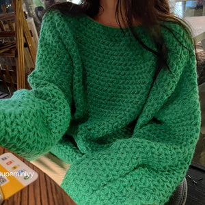 Eunha Wool Oversized Sweater