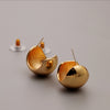 Lily Hollow Ball Earrings