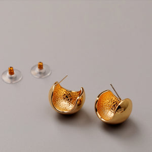 Lily Hollow Ball Earrings