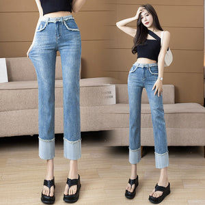 Ciara Elastic Crop Jeans