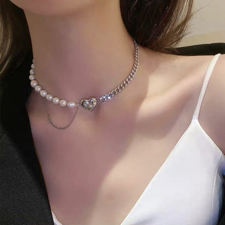 Ethel Half Pearl Necklace