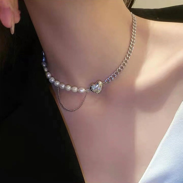 Ethel Half Pearl Necklace