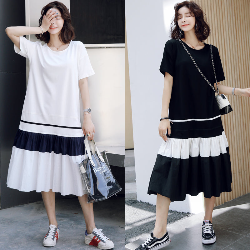 Monochrome Tee Dress