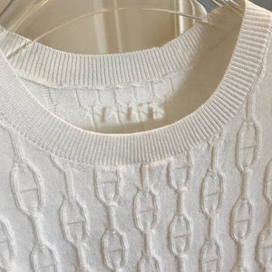 Textured Fabric Knit Dress