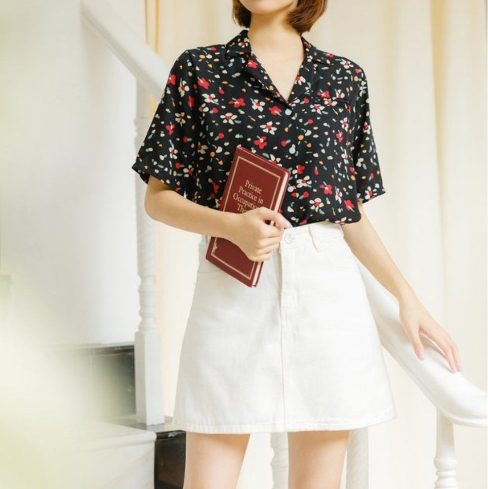 Floral Chiffon Shirt