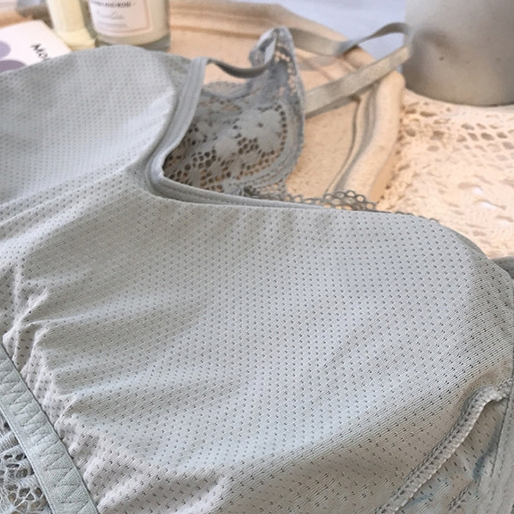 Long Lace Bralette Top