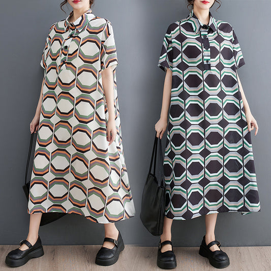 Dosia Loose Fit Printed Dress