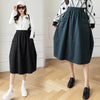 Dara Elastic Waistband Puff Skirt
