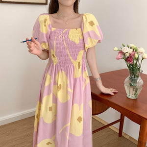 Jane Smocked Bubble Sleeve Dress