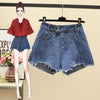 Ollie Ripped Hem Denim Shorts