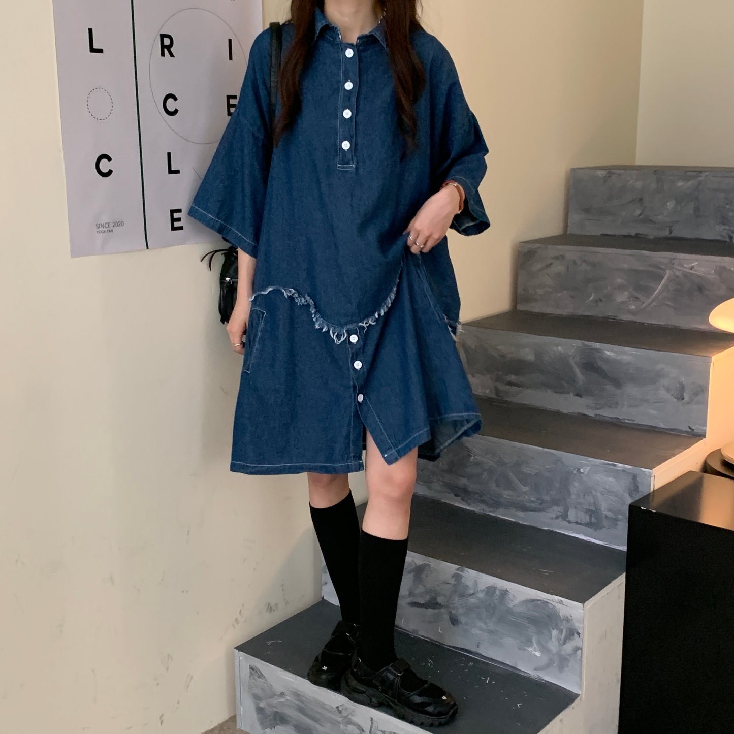 Aeliana Denim Dress