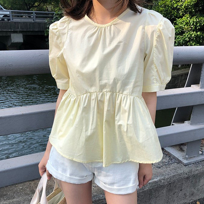 Stella Puff Sleeve Layered Blouse