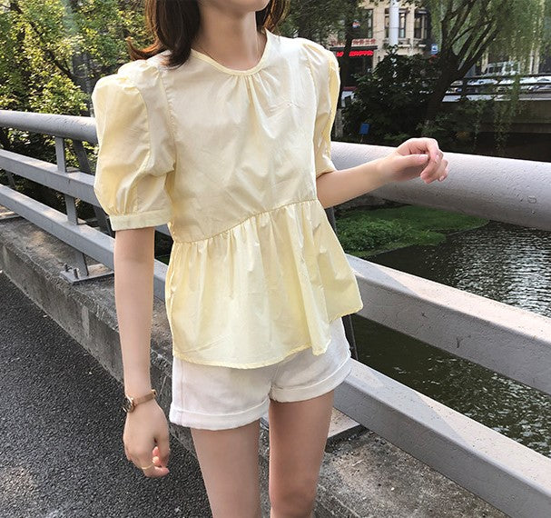 Stella Puff Sleeve Layered Blouse