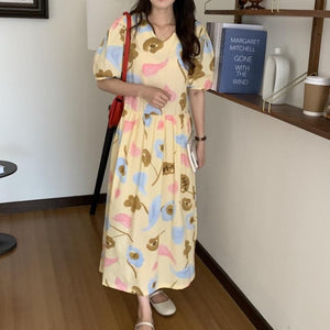 Camila Floral Puff Sleeve Dress