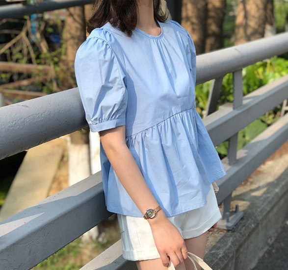 Stella Puff Sleeve Layered Blouse