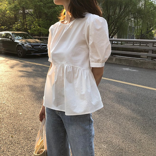 Stella Puff Sleeve Layered Blouse