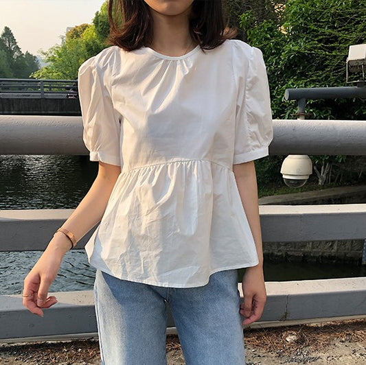 Stella Puff Sleeve Layered Blouse