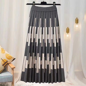 Morgan Knit Pleated Skirt