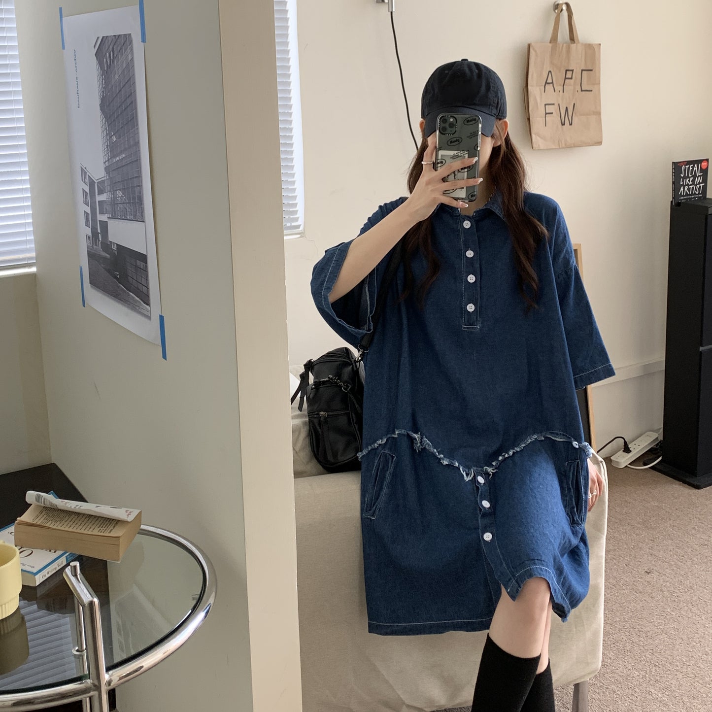 Aeliana Denim Dress