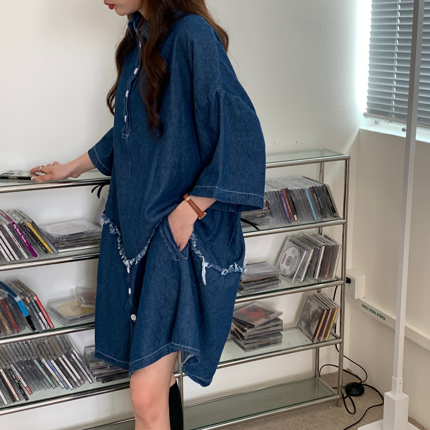 Aeliana Denim Dress