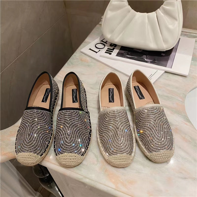 Wave Embellishment Rope Flats