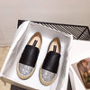 Bling Toe Cap Rope Flats