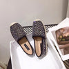 Square Embellishment Rope Flats