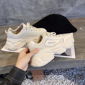 Bella Calf Leather Chunky Sneakers
