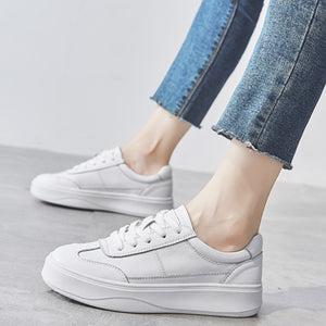 Raquel Lace Up Calf Leather Sneakers