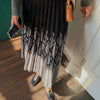 Knit Pleated Elastic Skirt