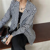 Checkered Casual Blazer