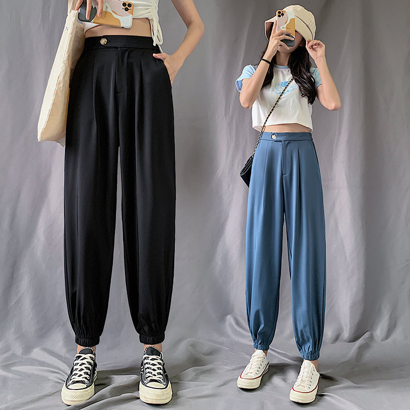 High Waist Suit Jogger Pants