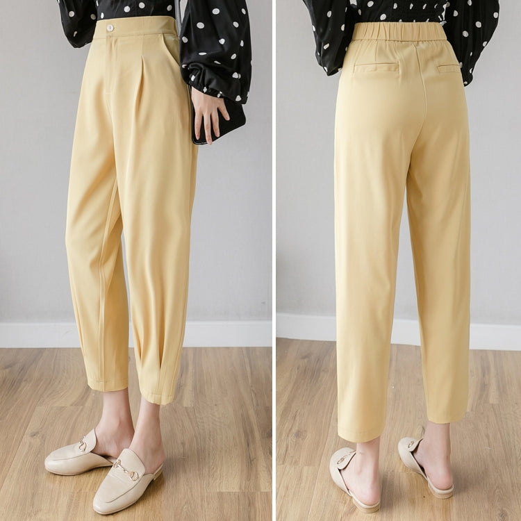 High Waist Cropped Harem Pants