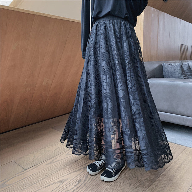 Lace Tulle Skirt