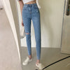 High Waist Denim Skinny Jeans