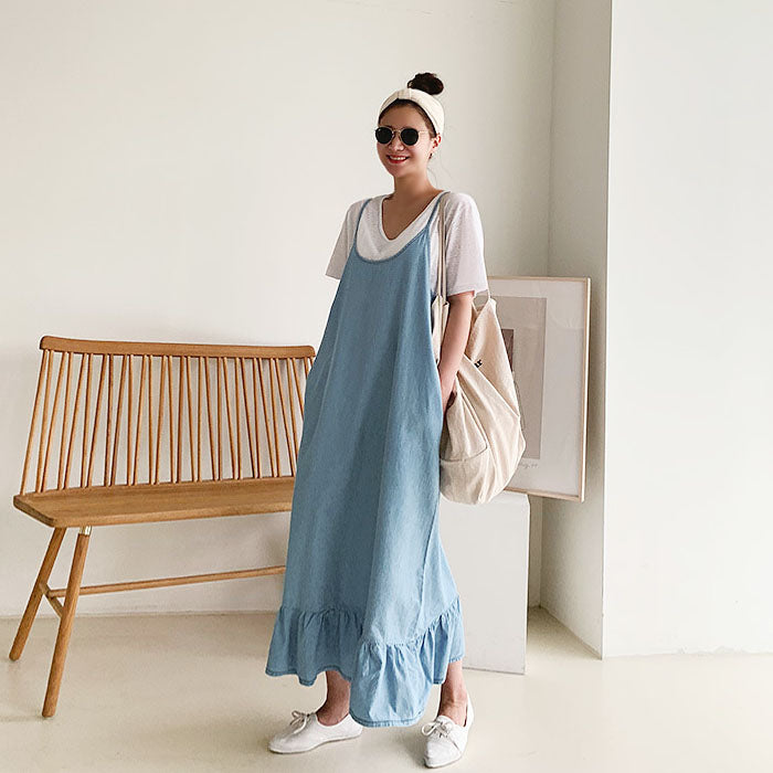 Casual on sale denim dress