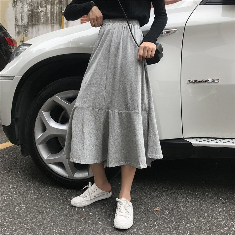 Relaxed Cotton Skirt