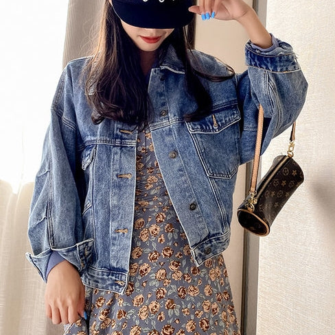 Bomber Denim Jacket