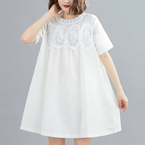 Crochet Lace A-Line Dress