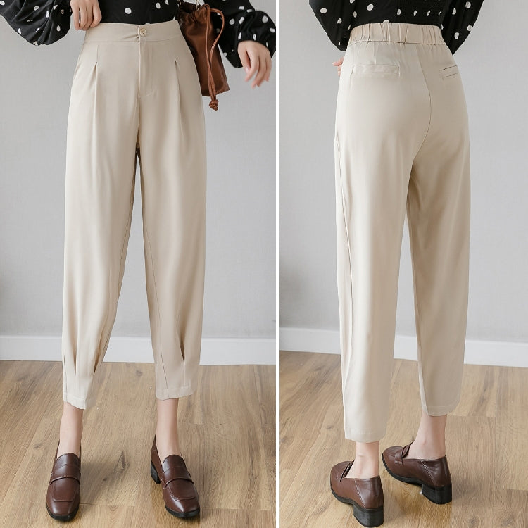 High Waist Cropped Harem Pants