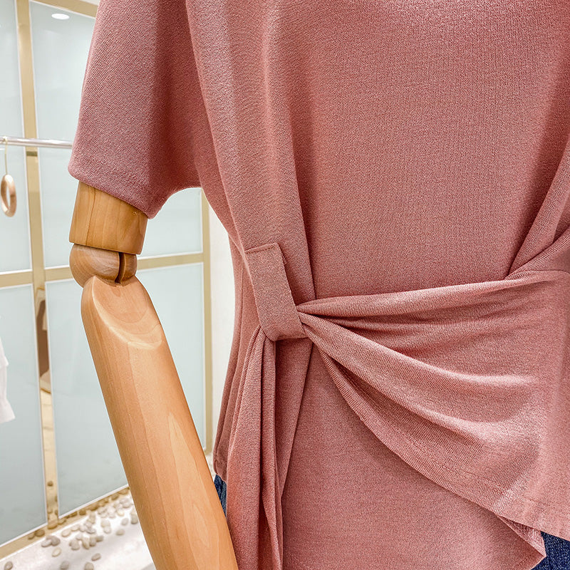 Side Drape Casual Top